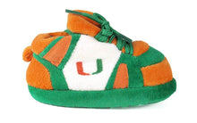 Load image into Gallery viewer, Miami Hurricanes Baby Slippers