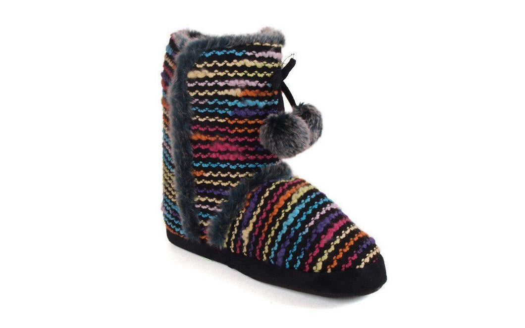 Multi Color Moccasin Boot