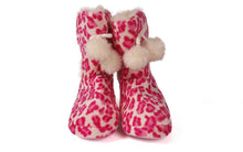 Load image into Gallery viewer, Pink Leopard Moccasin Boot