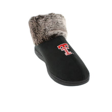 Load image into Gallery viewer, Texas Tech Red Raiders Faux Sheepskin Furry Top Indoor/Outdoor Slippers