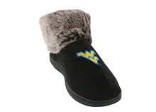 Load image into Gallery viewer, West Virginia Mountaineers Faux Sheepskin Furry Indoor/Outdoor Slippers